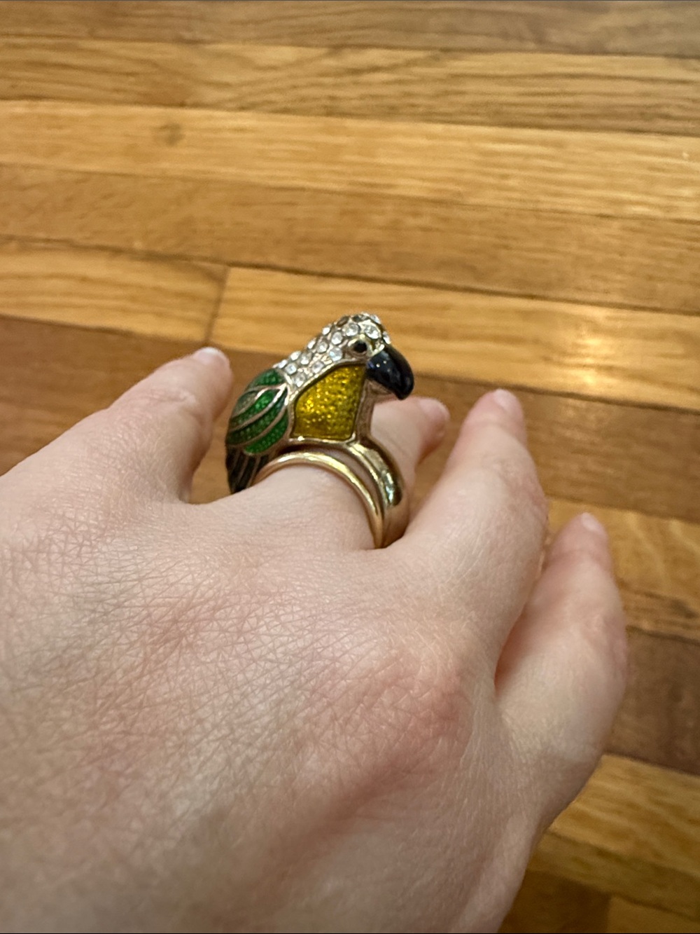Parrot Statement Ring - Picture 6 of 6
